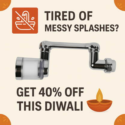 1080° Rotating Splash-Proof Faucet Filter Nozzle