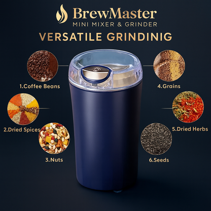 ✨ “BrewMaster™ Mini Mixer & Grinder”