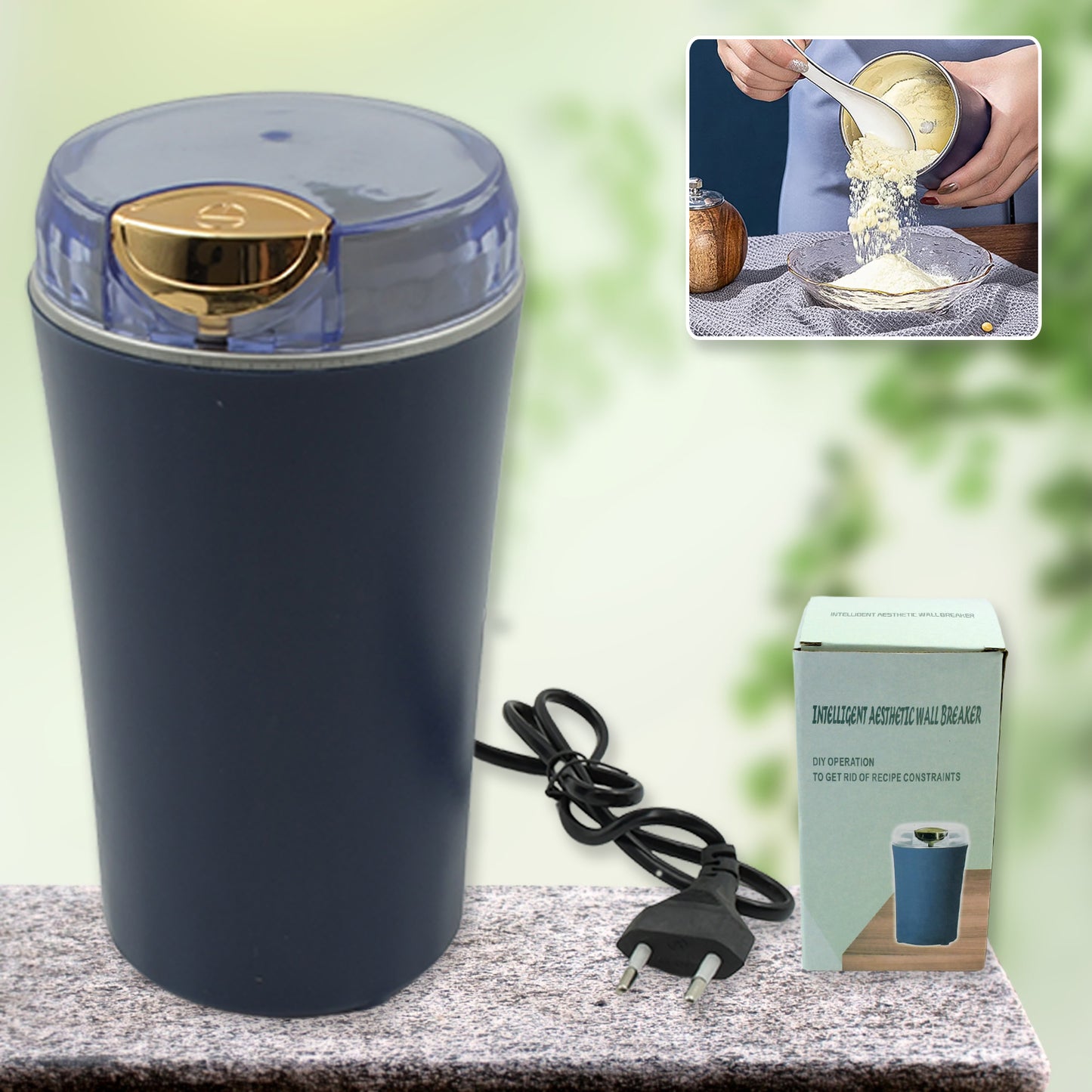 ✨ “BrewMaster™ Mini Mixer & Grinder”