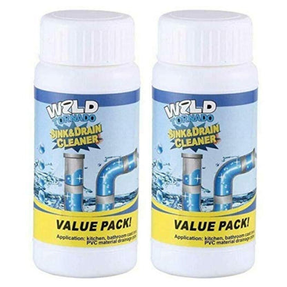 PipeSafe Pro – Drain & Sink Cleaner Powder (110g x 2 Pack, Total 220g)