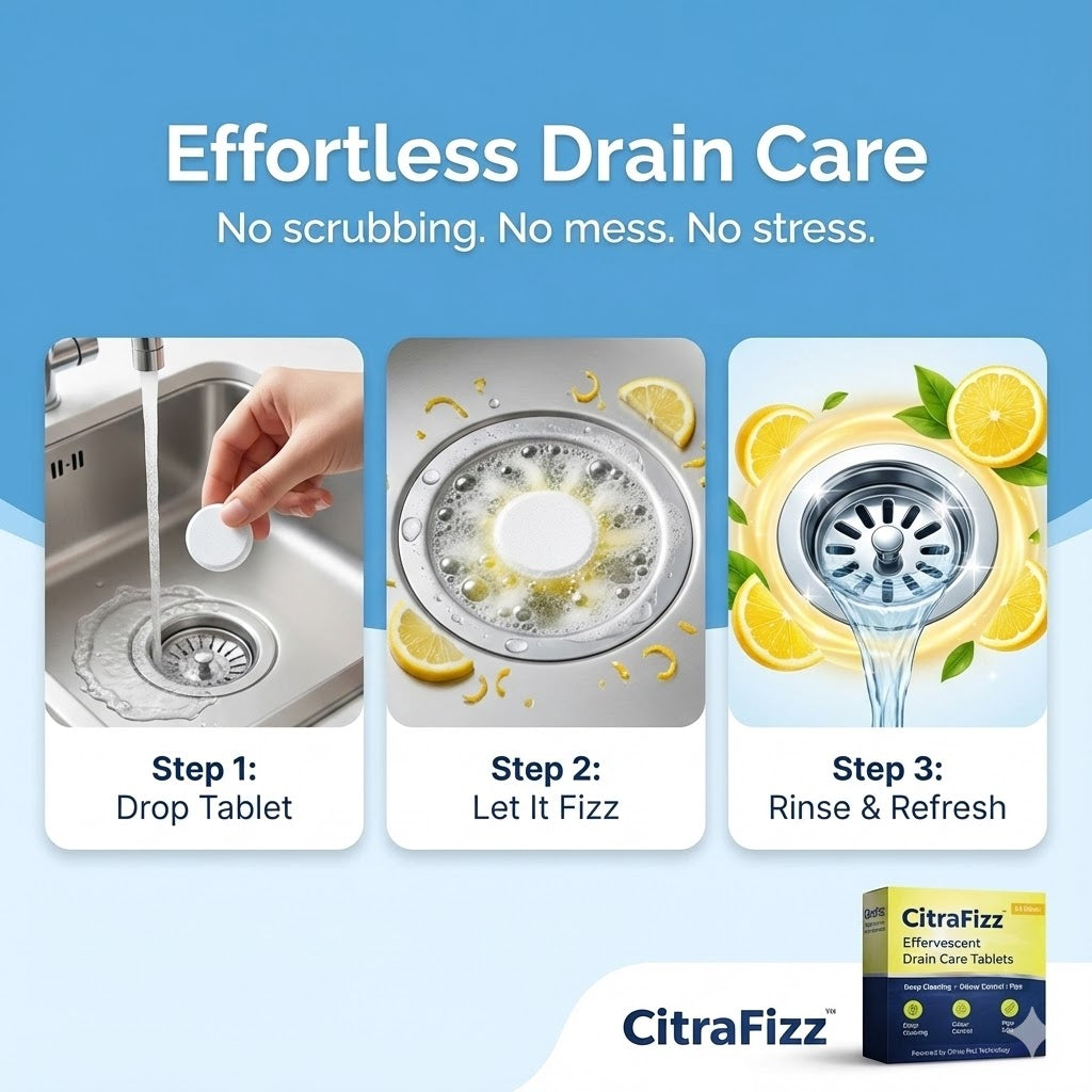 🍋 CitraFizz™ The Clean Upgrade Cleaning Tablets (24-Pack)