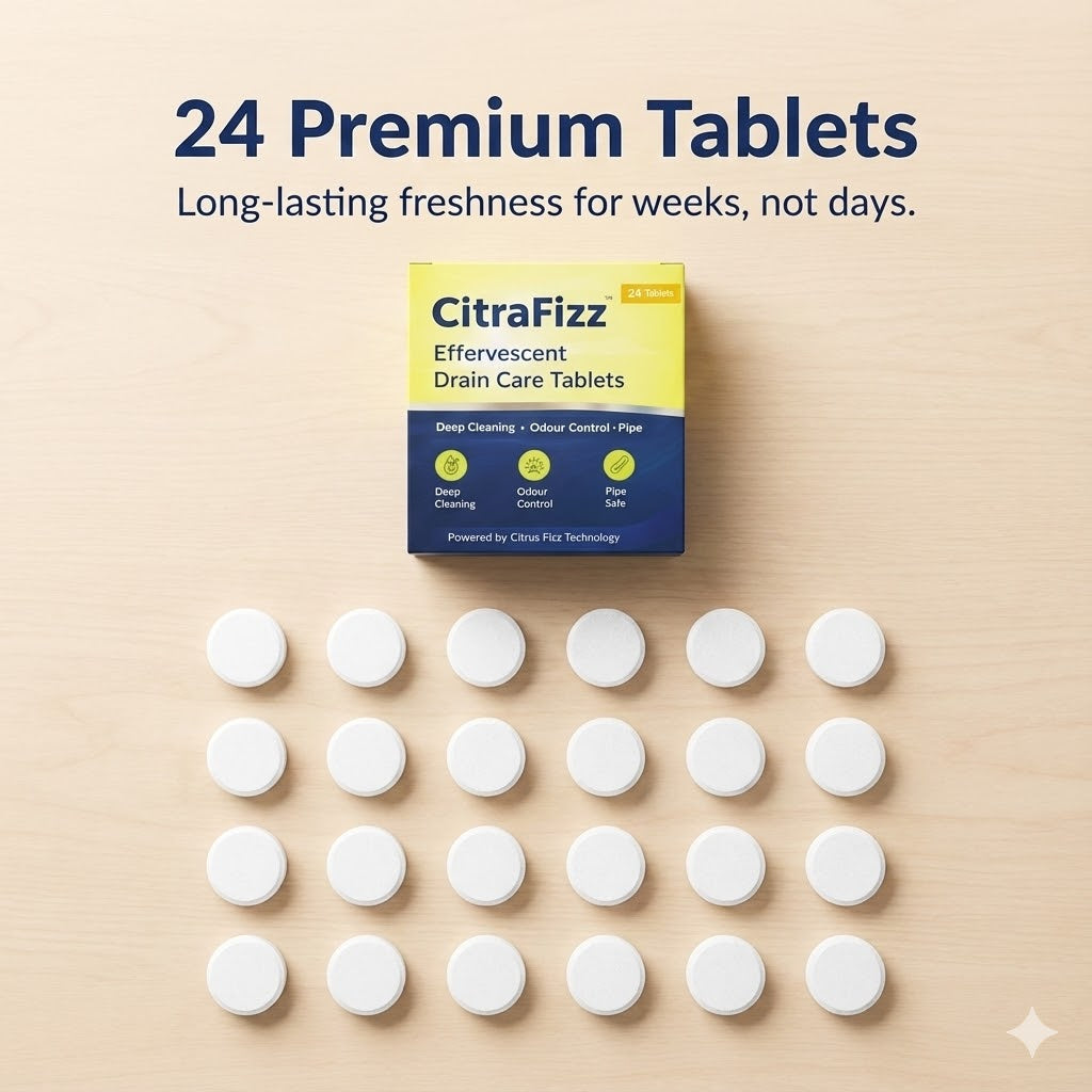 🍋 CitraFizz™ The Clean Upgrade Cleaning Tablets (24-Pack)