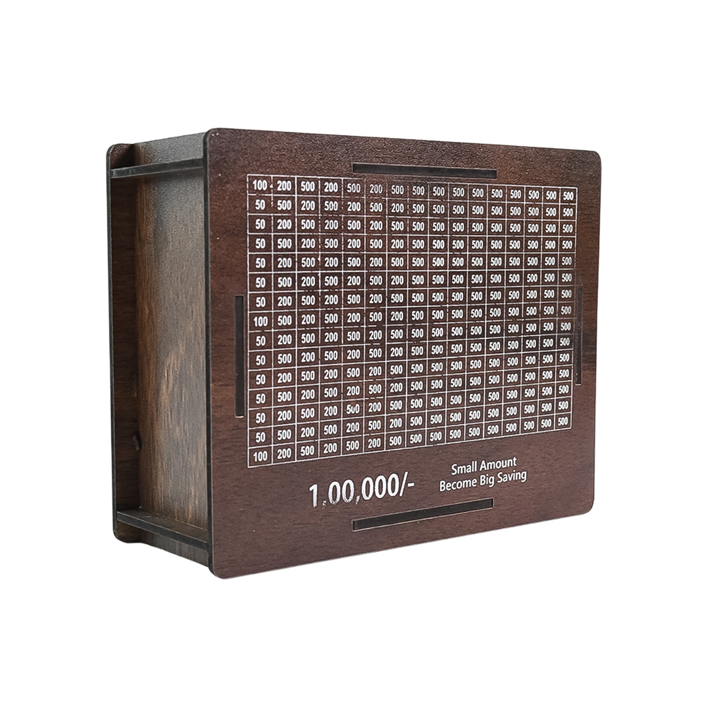 DhanKosh™ Wooden Goal-Tracker Money Bank